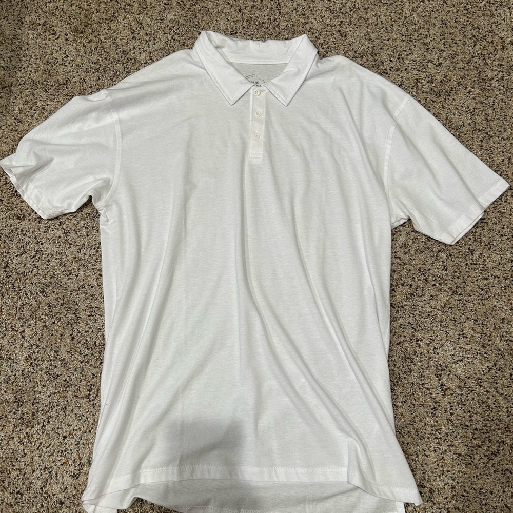 Elegant White Men's Polo Shirt
